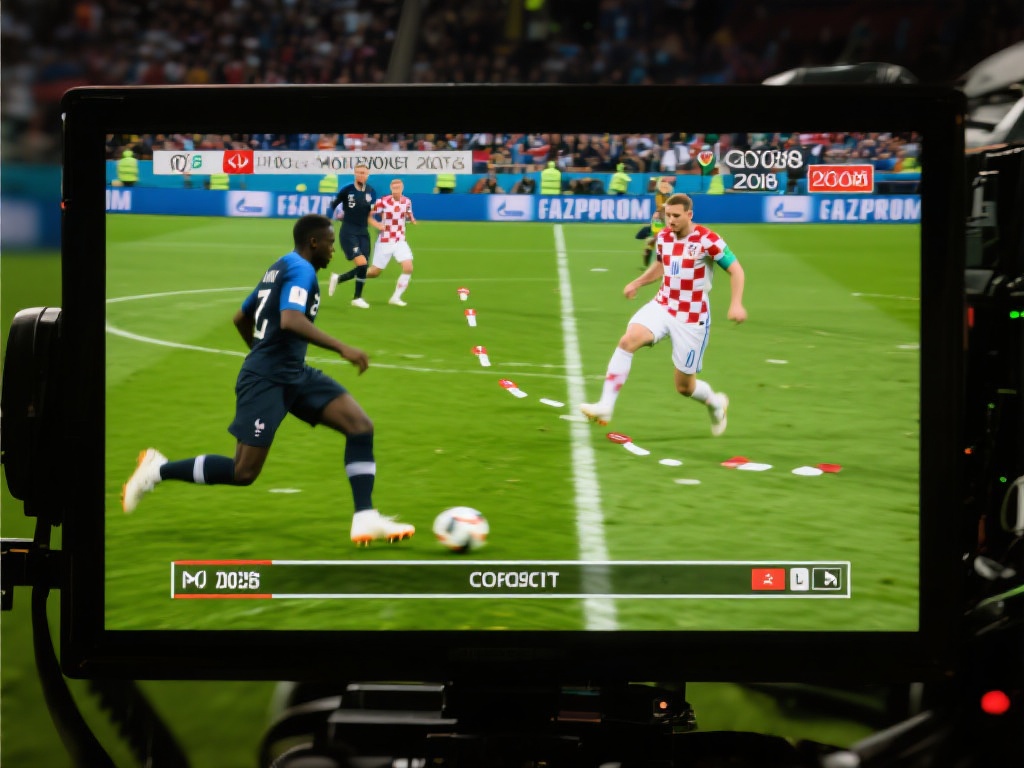 例如，在2018年世界杯决赛中，法国对阵