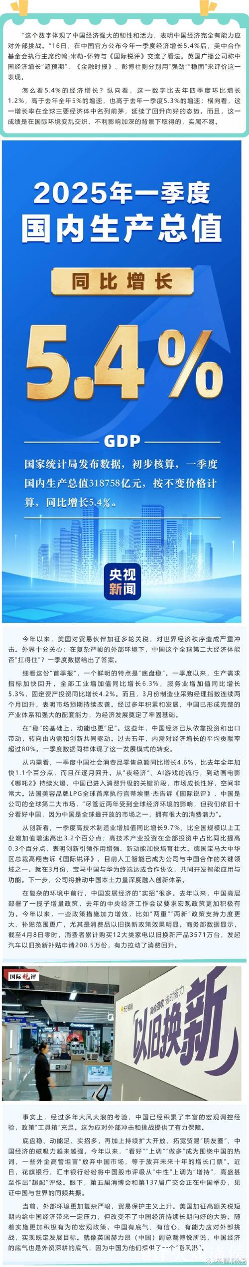 中国经济能否扛得住外部冲击？一季度数据给出答案